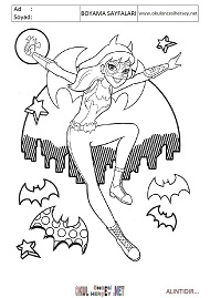 dc-kids-superhero-girls boyama sayfaları